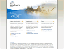 Tablet Screenshot of metalmarkcapital.com